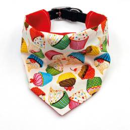 Cupcake Handmade Dog Bandana