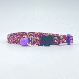 Pink Luna Star Cat Collar