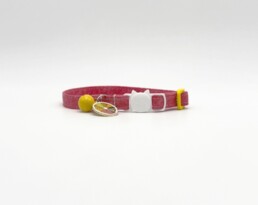 Dusty Pink Cotton Cat Collar