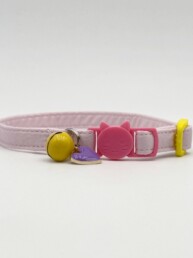 Light Pink Cat Collar with breakaway buckle