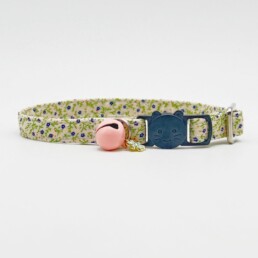 Mini Blue Flowers Cat Collar