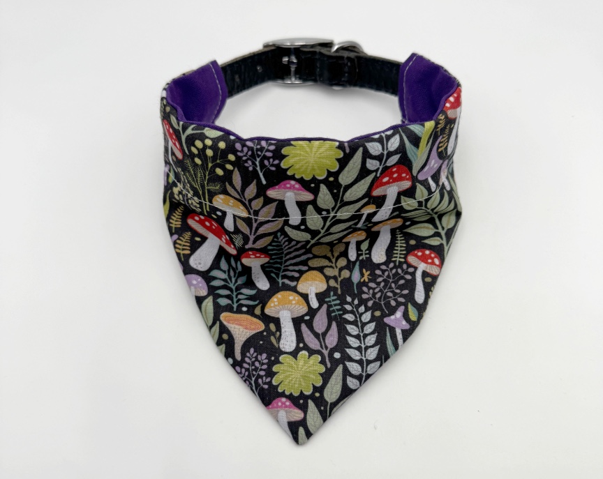 Mushroom Meadow Dog Bandana