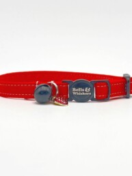 Scarlet Red Cat Collar