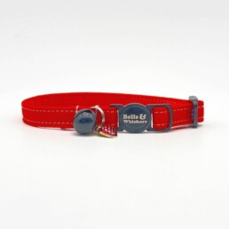 Scarlet Red Cat Collar