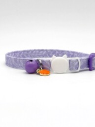 Willow Bough Lilac Cat Collar with breakaway buckle