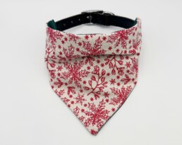 Mistletoe Snowflake Dog Bandana